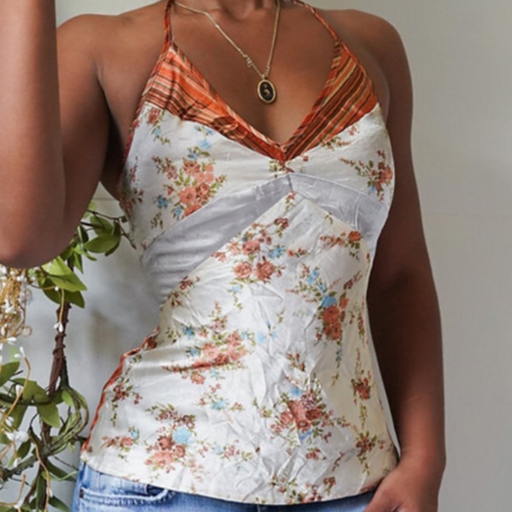 Vintage 90’s Floral Print Women's Top